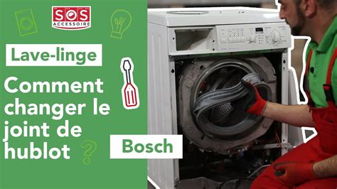 Comment changer le joint de hublot sur un lave linge BOSCH ou 